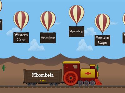 Provinces and Capitals of South Africa - Balloon Pop