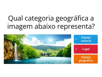 Categorias geográficas: Espaço e paisagem