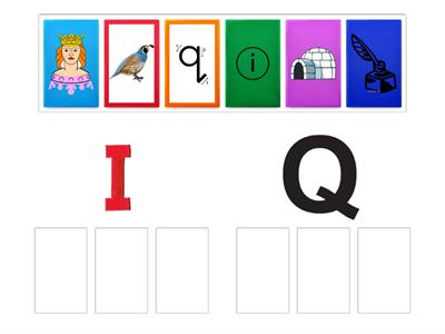 Classify pictures to letters I-Q