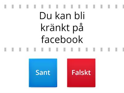 Vad är sant om facebook?