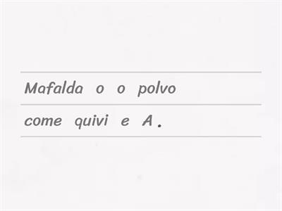 Ler frases (letra Q)