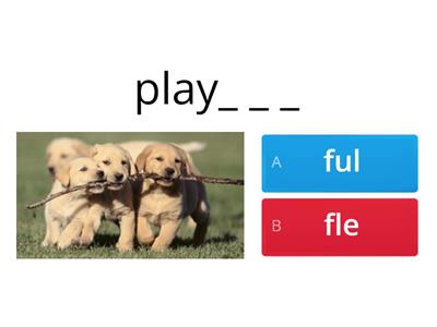 Suffix  -ful or  FSS [fle