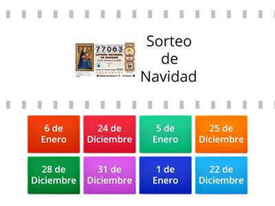 Fechas de Navidad