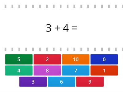 1.razred matematika - zbrajanje i oduzimanje brojeva do 10