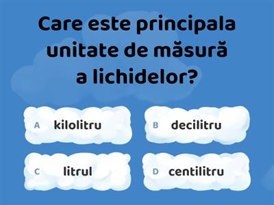 Unități de măsură pentru volumul lichidelor