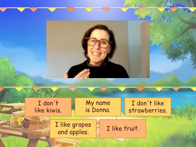 Donna's Fruit Story - match