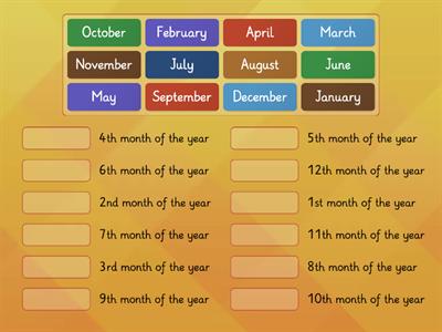 Months of the Year