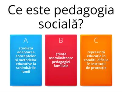 Pedagogie Socială