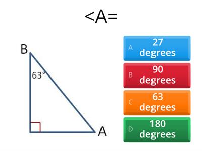 Copy of Calculating the missing angles in a triangle