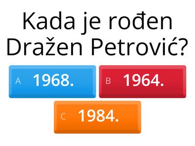 Dražen Petrović kviz