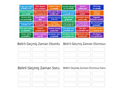 Belirli Geçmiş Zaman 