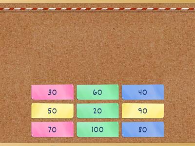 Spanish Counting by tens - Teaching resources