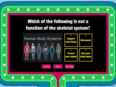 The Human Body Game Show
