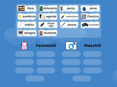 Maschili o femminili?