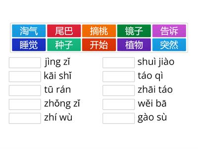 马立平中文三年级拼音练习1