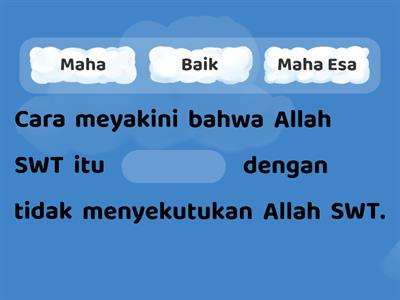 Latihan agama Islam kelas 3