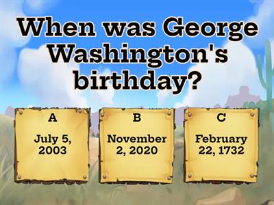 George Washington and Abraham Lincoln Quiz