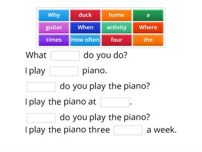 P4 - Revision Activities