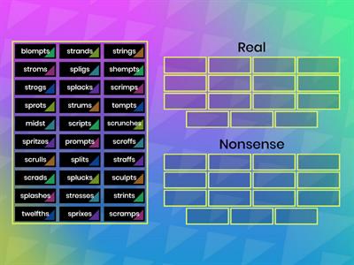 Wilson 2.5 Sort with s and es