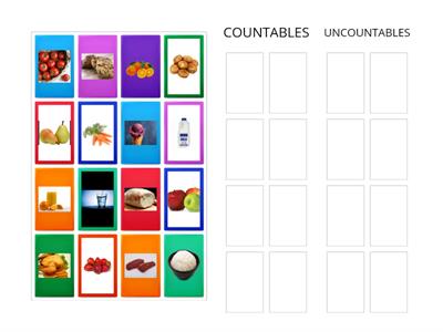 COUNTABLES - UNCOUNTABLES 
