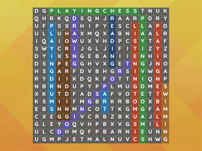  HOBBY WORDSEARCH