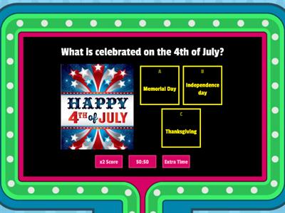 Adults - 4th of July Quiz