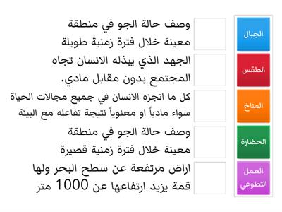 من التعريفات منتصف الفصل