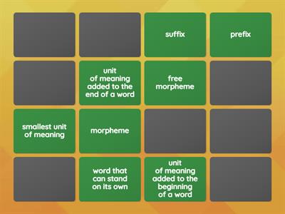 Morphology Terms