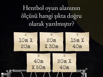 Hentbol Temel Kurallar 