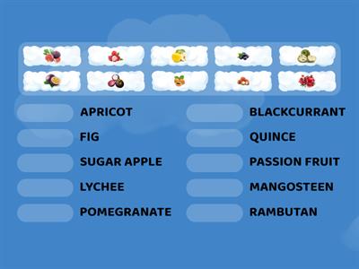 Vocabulary: Fruits