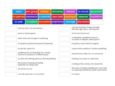 Green Line 6 Unit 2 Texts B Definitions