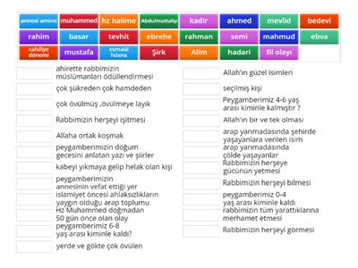 Peygamberimizin hayatı 5.sınıf