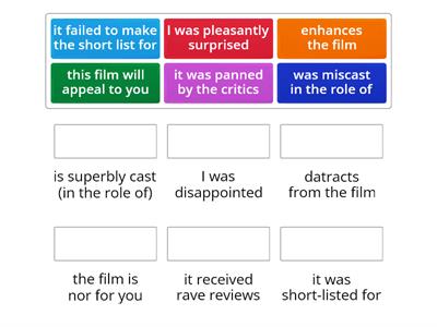 UNIT 2H Films - Antonyms