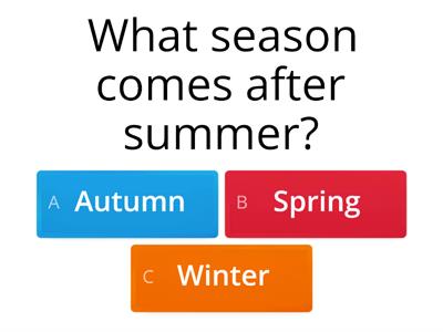 Seasons after/before