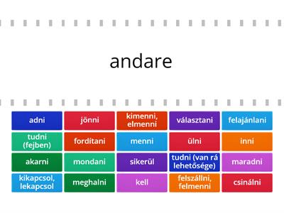 3. Presente verbi irregolari