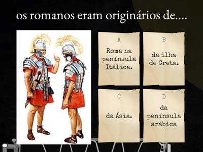 Os Romanos na Península Ibérica - 1.º ciclo 