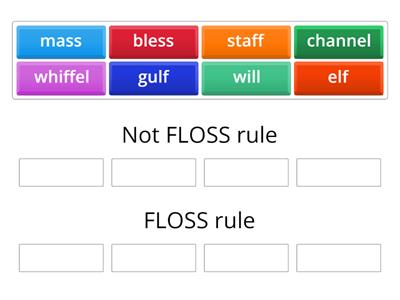 FLOSS rule /f/ /l/  /s/ sort