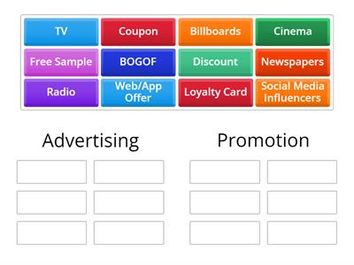 Advertising / Promotion