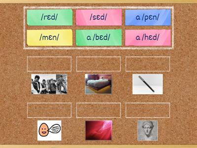 A1. Single-Syllable Words by Vowel Sounds: /e/ as in "bed"