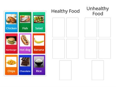 Healthy vs Unhealthy Food