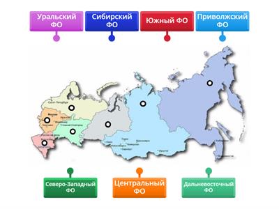 География. Федеральные округа РФ