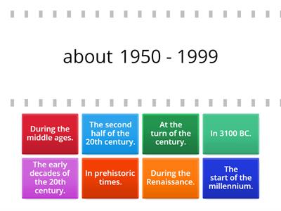 IELTS Unit 5 - Mindset 3 - Historical Periods 