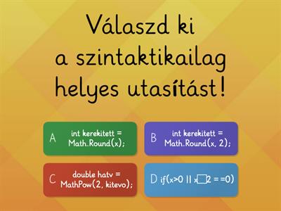 C# Programozás - Szintaktika