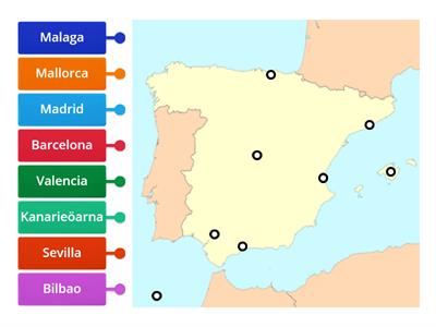 Spanienkarta