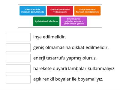 Uygun Aydınlatma Eşleştirme