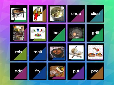  of of Cooking  verbs
