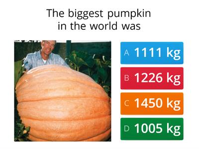 Pumpkin Fun Facts
