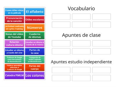 Cómo llevar un cuaderno de idiomas