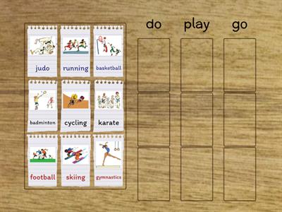 Steps Plus dla klasy 6 - Unit 2 - do/play/go - sports