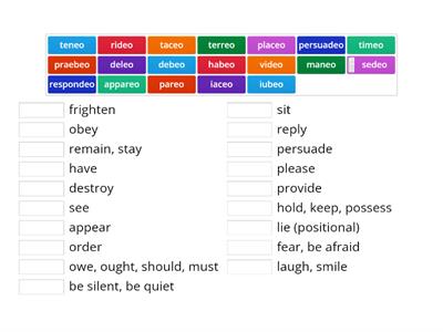 Eduqas Verbs (Group 2)